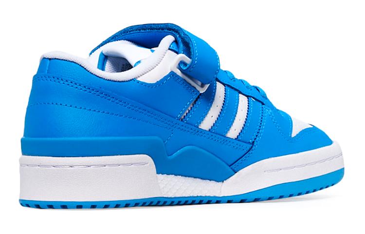 Adidas Originals FORUM Synthetic Leather Abrasion Resistant Low top Skateboard Shoes Blue White Unisex GX9697