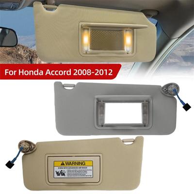 Sunvisor Left Right Side Driver Passenger Side Car Sun Visor Shade For Honda Accord  Coupe Sedan 2008-2012 Crosstour 2010-2012