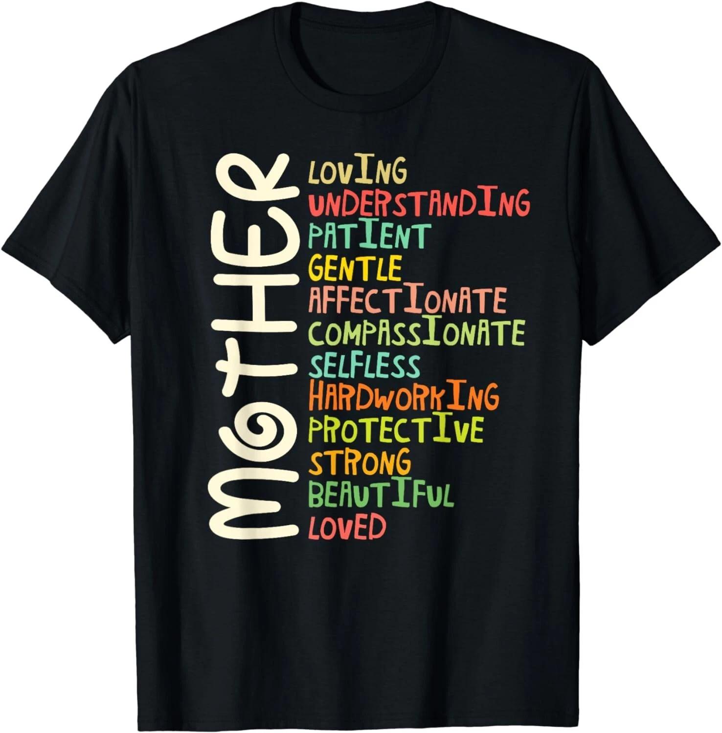 

MOTHER Meaning Shirt I Love Mom Mothers Day Gift Unisex T-Shirt M