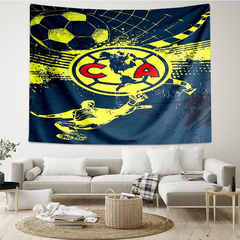 Club America Emblem Tapestry Hanging for Bedroom,Livingroom, Playroom,Decor Art Room Wall Tapestry Holiday and Birthday Gifts