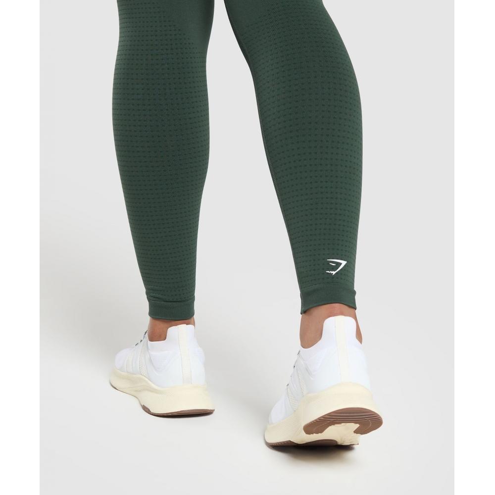 Gymshark Vital Seamless Leggings Waldgrün meliert B9a9i Ebtf