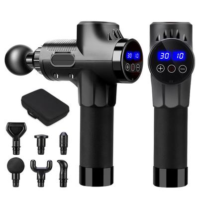 Fascial Massage Gun Electric Percussion Pistol for Body Neck Back Deep Tissue Muscle Relaxation Pain Relief Fitness