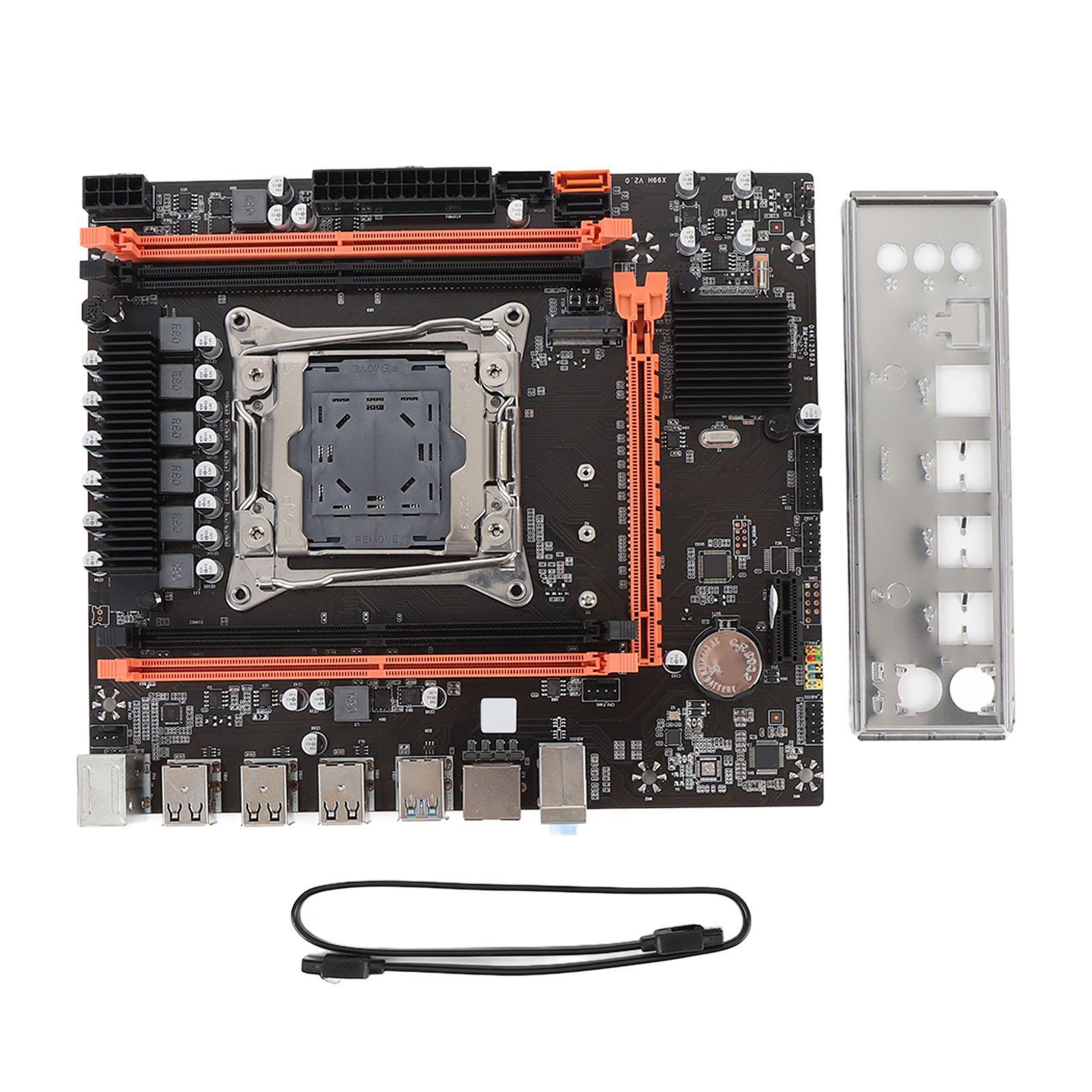 

X99H Motherboard 4 DDR4 LGA2011 3 Computer Desktop Motherboard USB3.0M.2 Nvme Serial ATA 3.0