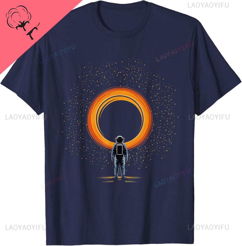 Black Hole PhysicsUniverse Exploration Design TShirt Breathable and Comfortable Y2k Harajuku Vintage T Shirt Camiseta Hombre