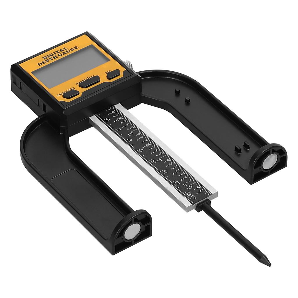 0 80mm Woodworking Depth Ruler Digital Tablesaw Height Ruler Digital Height Depth Gauge LCD Display Vernier Caliper 3