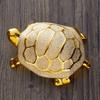Fengshui Turtle Desk Decoration Gold Decorative Figurines Money Turtle Ceramic Car Home Living Room Decor Home Accessories