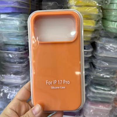 Luxury Matte Candy Color Silicone TPU Skin Feel Soft Case for IPhone 17 Air 16E 15 14 13 Pro Max Stain-Resistant Anti-Fall Cover