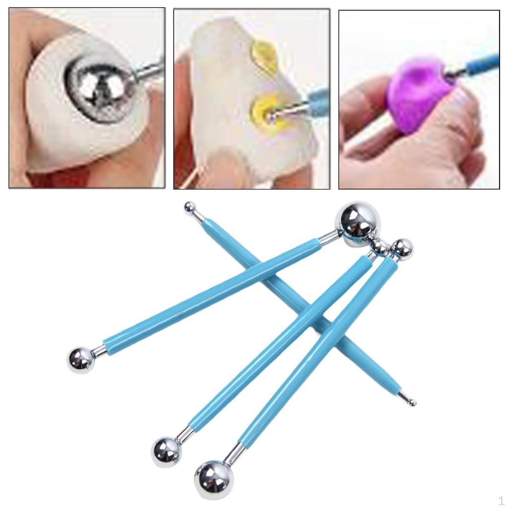 4 Count Ball Stylus Set for Pottery And Decoration Use