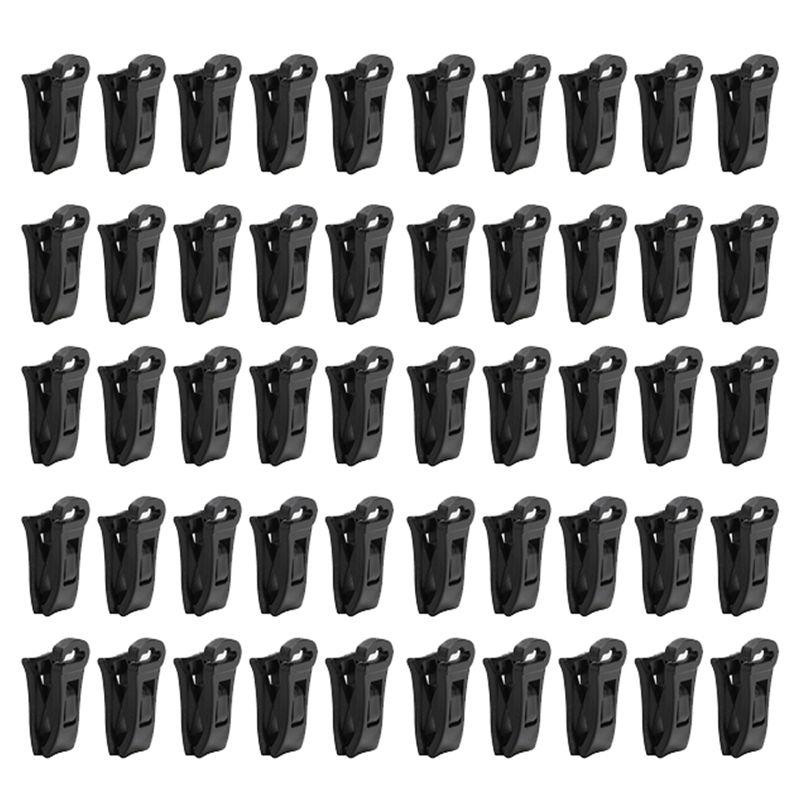 

AEE2-50 Sock Clips For Washing Machine And Dryer Socks Clothespin, Towel Clips For Washing, чёрный