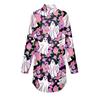 Tee Shirts For Women Fall Casual Long Sleeve Shirts Sweatshirt Vintage Printed High Neck Top Pullover