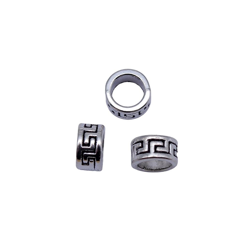 Large Hole Dot Spacer Beads Multi Color Charms For Bohemian Jewelry Findings