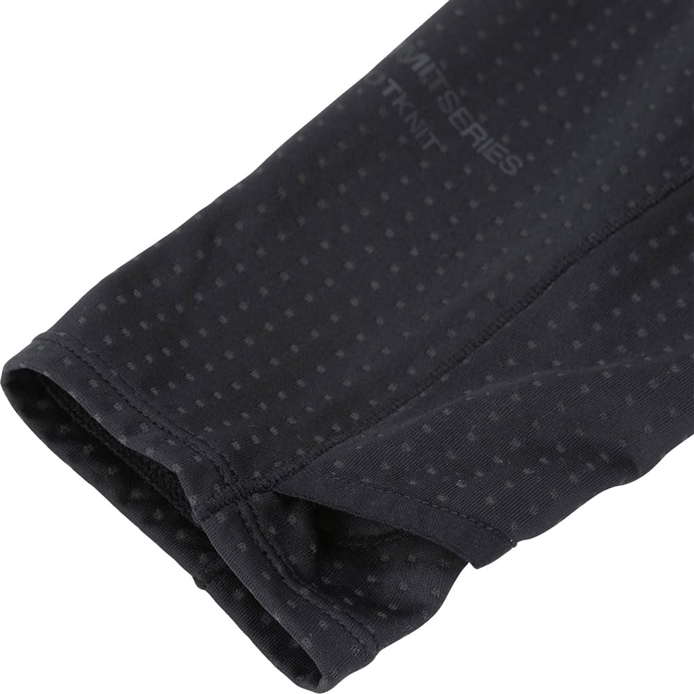 The North Face Expedition Dry Dot Zip High Long Sleeve Size M T-Shirt, Unisex, Black,