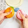 FashionLittle Bear Maltose Pinch Stress Relief Ball Striped Eggs Easter Stress Relief Toy Pinch Music Stress Relief Tool Slo