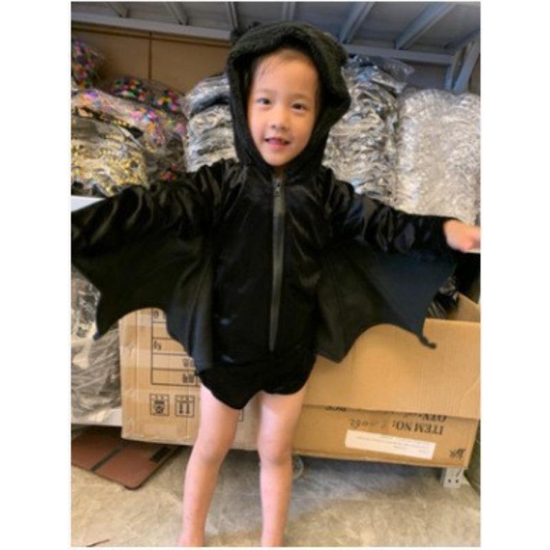 

Детские костюмы Косплей для мальчиков и девочек Милый костюм маленького демона летучей мыши Вампир Шоу вне одежды M=105-120CM