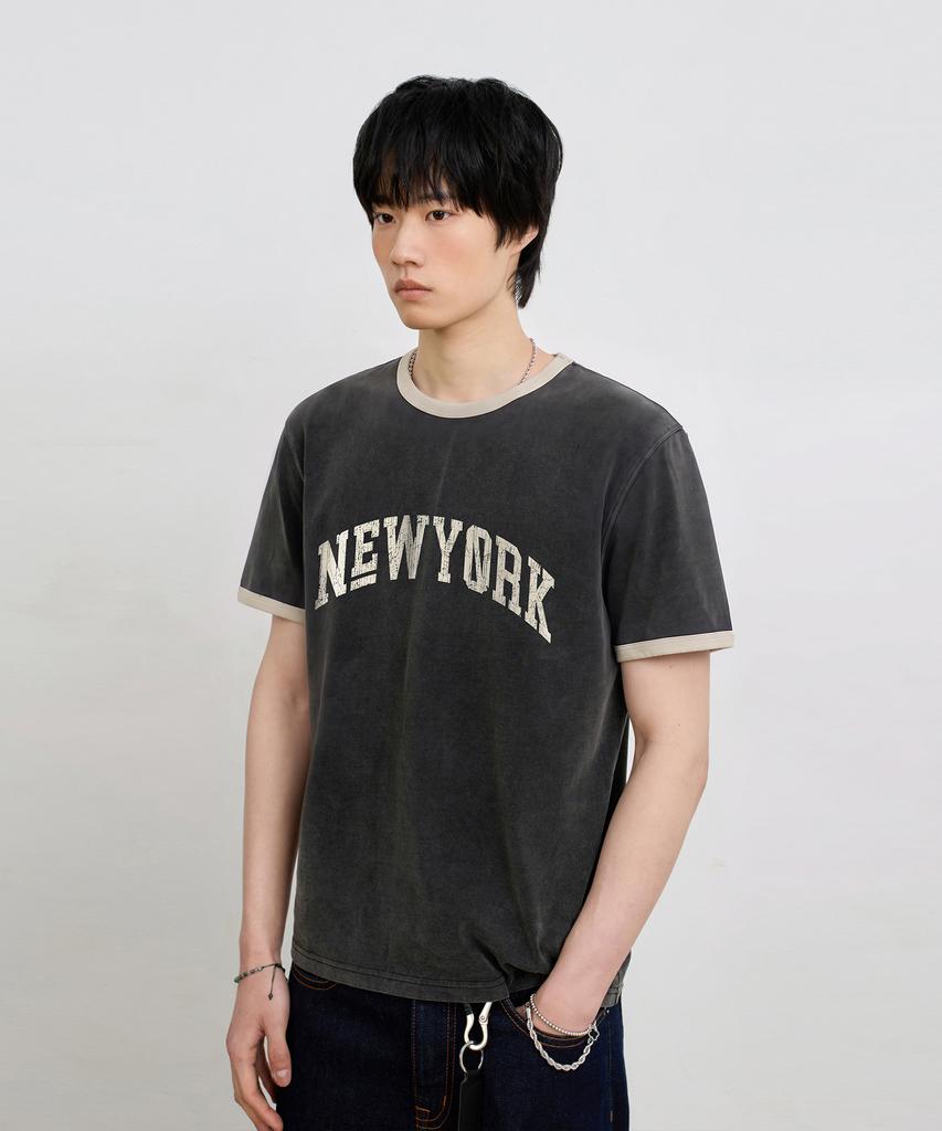 Dimiteulibeullaeg Vtg Pigment Artwork Ringer T-Shirt_Type 4