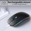 Wireless Rechargeable Mouse With LED Backlight  Bluetooth Gaming Mouse Suitable For MAC/Laptop/PC/Windows