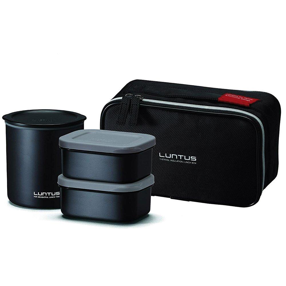 

Asvel Stainless Steel Insulated Lunch Box with Bag Black LANTAS TW HLB-T820N чёрный