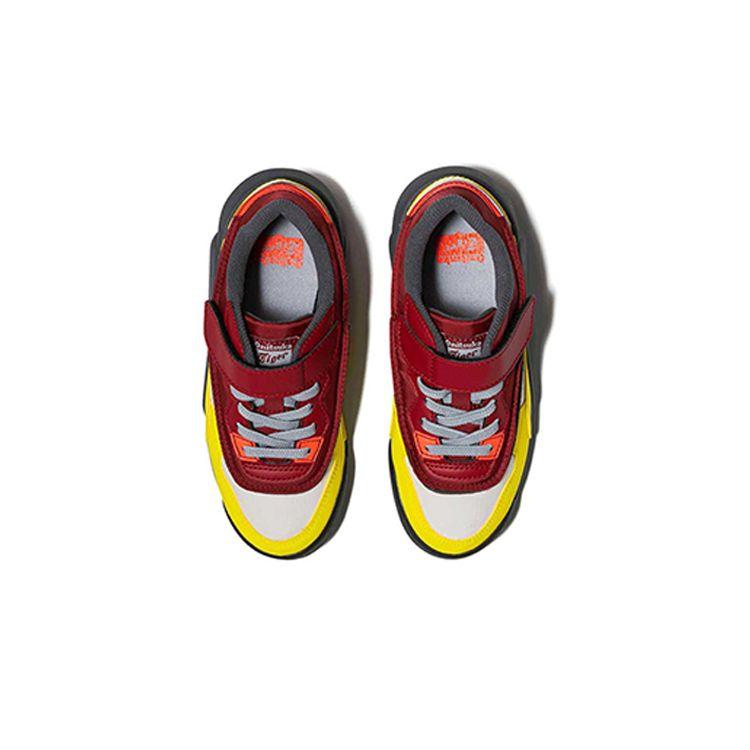 ONITSUKA TIGER Admix Runner PS Comfortable Shock Absorbing Non-Slip Wear-Resistant Kids Casual Shoes Kids Sneaker White Yellow Red 1184A087-100