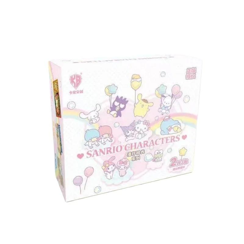 KB Official New Sanrio Family Time Capsule Gift Pack Collectible Cards My Melody Kuromi Cards Anime Merchandise Holiday Gifts