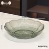 Wutuo Elegant Gold-Rimmed White Fruit Bowl