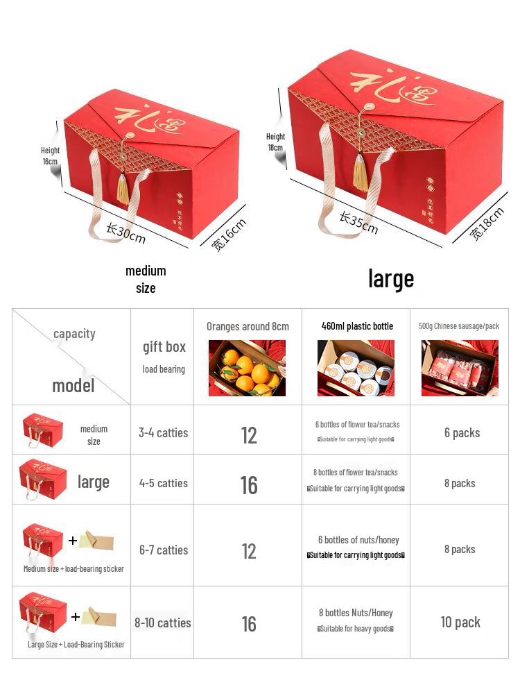 Chinese Style Hot Stamping Gift Box for Pastries and Local Specialty Gifts - Customizable and Reusable