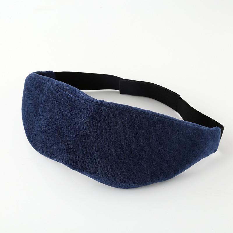 

Тень маска для глаз 3D пена с эффектом памяти маска для сна маска для глаз авиакомпания маска для глаз обеденный перерыв путешествия регулируемая защита для глаз 36*10cm темно-синий