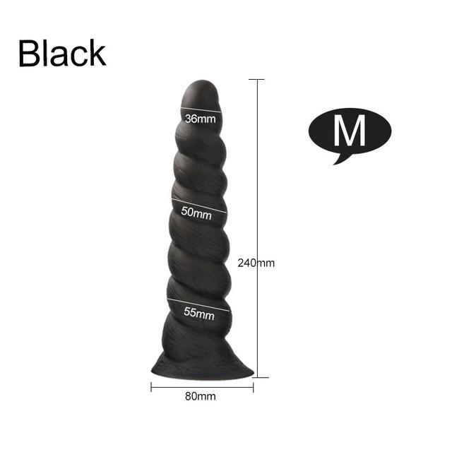 Anal Plug with Suction Cup Butt Plug Realistic Dildo Soft Liquid Silicone Vaginal Prostate Massage Stimulation for Men and Women