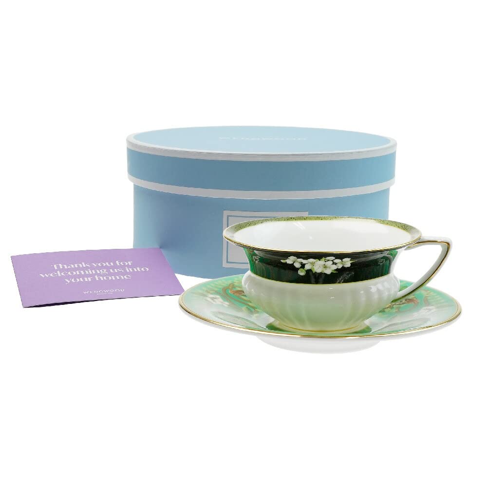 

Wedgwood Wanderlust Emerald Forest Teacup and Saucer [Parallel Import]