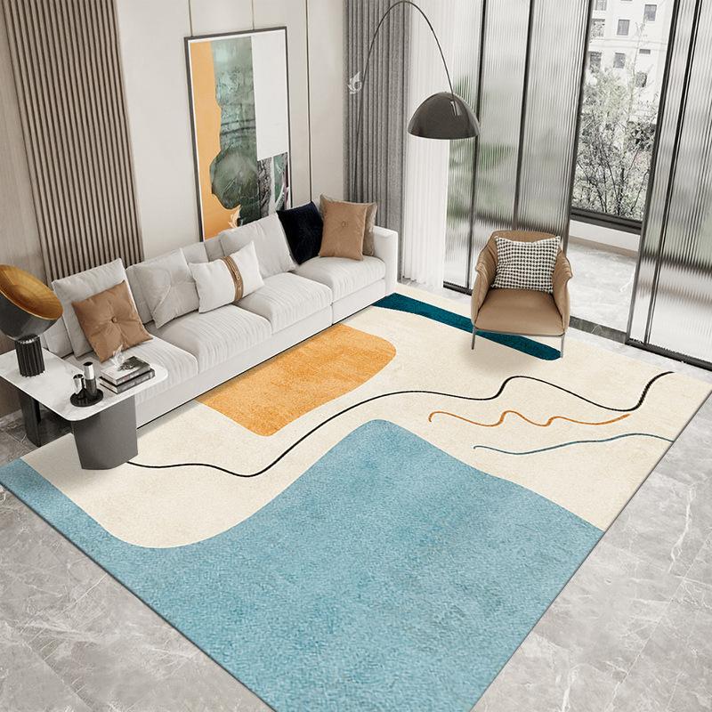 Modern Abstraction Living Room Decoration Carpet Nordic Style Rugs for Bedroom Non-slip Large Area Mat Home Washable Lounge Rug