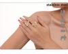 Qiong Yao Butterfly Fairy Zircon Ring: Stylish 18K Gold-Plated Copper Openable Design