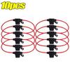 12V Kfz-Sicherungshalter Inline Wasserdicht Auto-Klingenstecksicherung Buchse Kabelverbinder für LKW Boot Marine Motorrad Modifikation