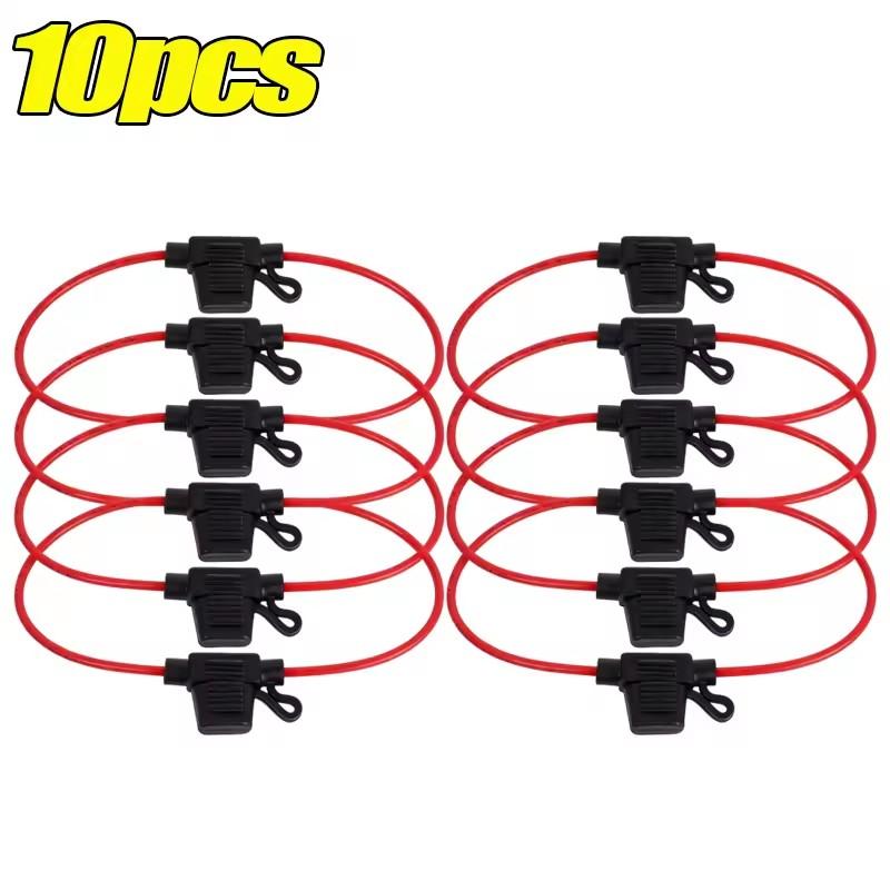 12V Kfz-Sicherungshalter Inline Wasserdicht Auto-Klingenstecksicherung Buchse Kabelverbinder für LKW Boot Marine Motorrad Modifikation
