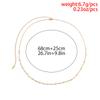 Trendy Minimalism Belly Chains for Waist Sexy Women Body Chain Jewelry Vintage Shine Crystal Beach Vacation Accessories