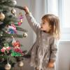 24 Themed Christmas Tree DIY Ornaments, DIY Puncture Painting Kits, Christmas Tree DIY Craft Hangings Decorations