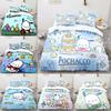 Sanrio Pochacco Bedding Sets Comforter Quilt Bed Cover Duvet Cover Pillow Case 2-3 Pieces Sets Kids Adult Size