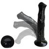 Horse Dildo Prostate Massager Bendable Anal Plug Sex Toy for Women Men Gay Adult Big Dick Cheap Butt Plugs 18