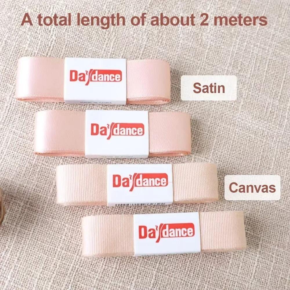 Satin Canvas Ballet Shoe Ribbon Invisible Dance Accessories New Ballet Shoes Accessories