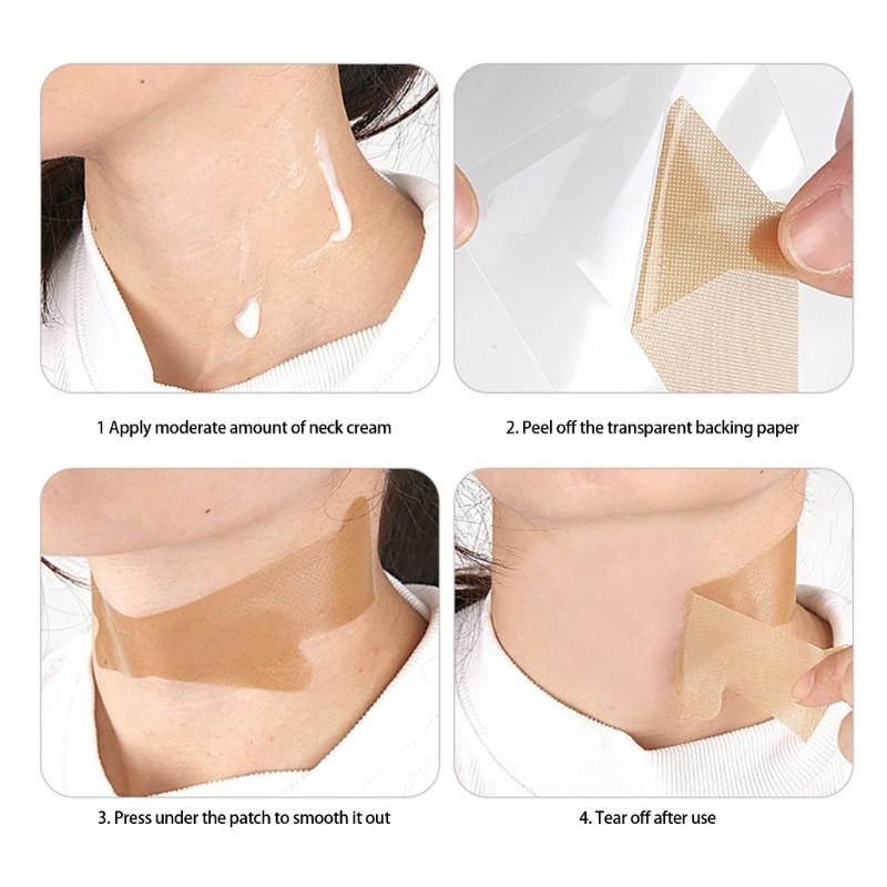 10 Pcs Neck Lifting Tapes Invisible Neck Lifting Patches Face Lift Tape Stickers Neck Stripe Sticker Neck Lift Sticker