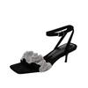 Summer word with sandals women's thin heels high heels banquet women's shoes show long legs fish mouth super high heels look thin