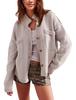 2024 New Women's Stand Collar Cardigan Sweater - Solid Color Knitwear for Autumn/Winter