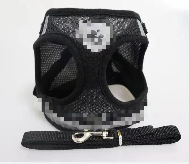 Reflective Plaid Pet Harness and Leash Set - Anti-Pulling and Breathable for Cats and Dogs