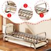 Bowl Rack Drainer with Cutlery Holder Dish Storage for Kitchen Organization