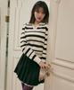 Lora Lora Lace Pointed Pleats Mini Skirt Black