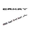 4pcs ABS Covering Car Logo Black Suitcase Trunk Sign Sticker for Toyota 2018-2024 Camry SE AWD:PT948-03191-02 Car Accesorios
