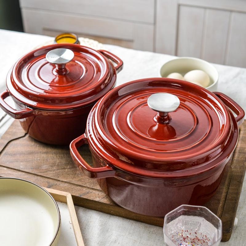 Puban Enameled Cast Iron Dutch Oven