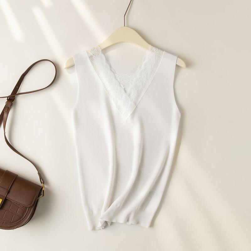 Elegant Lace Silk Camisole Top L