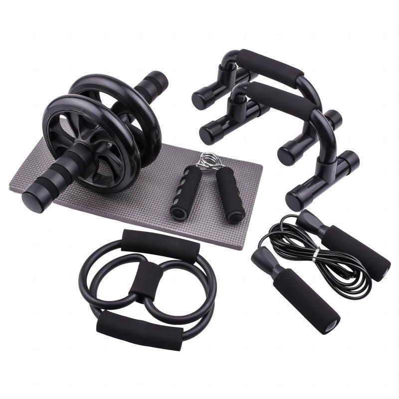 7-in-1 Abdominal Wheel & Push-up Home Fitness Set