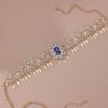 Luxurious Middle Eastern Bridal Head Accessory With Shimmering Rhinestones Hair Jewelry for Wedding Ceremony Dressingup