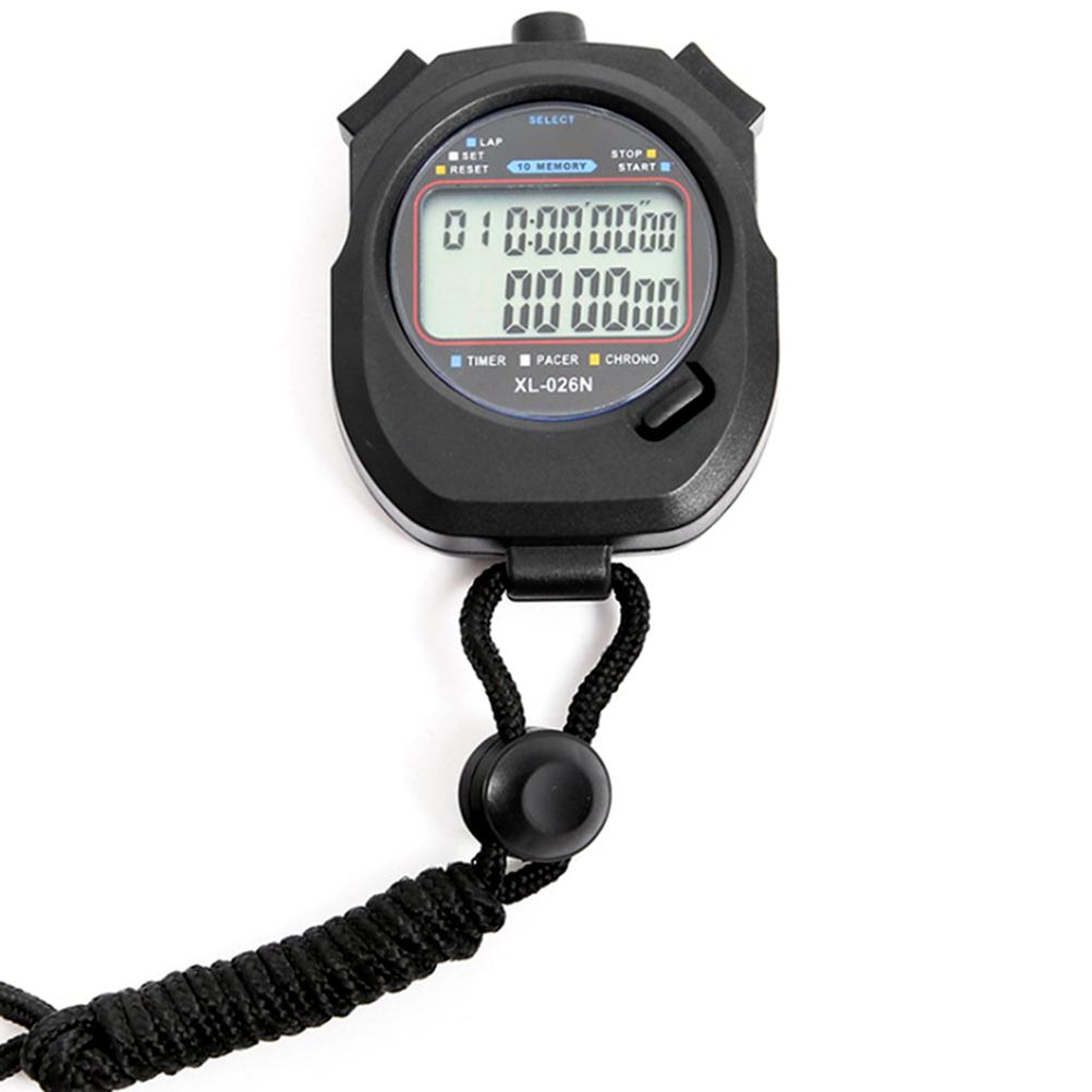 Digital Stopwatch Electronic Digital Sport Stopwatch Timer Waterproof Non Slip Referee Timer for Competitive Game
