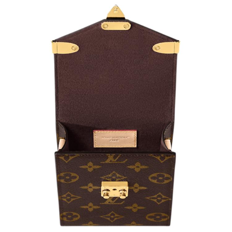 Louis Vuitton Phone Pouch MéTis Brown Monogram Canvas Women Bags M13572